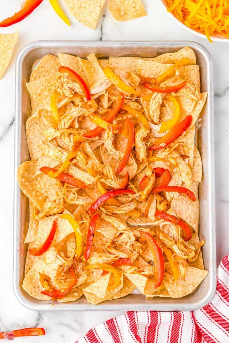 Easy Fajita Nachos - Take Two Tapas