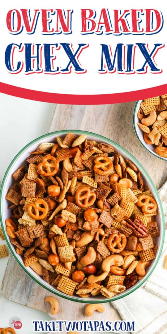 Party Chex Mix (Easy Oven Baked!!) Take Two Tapas