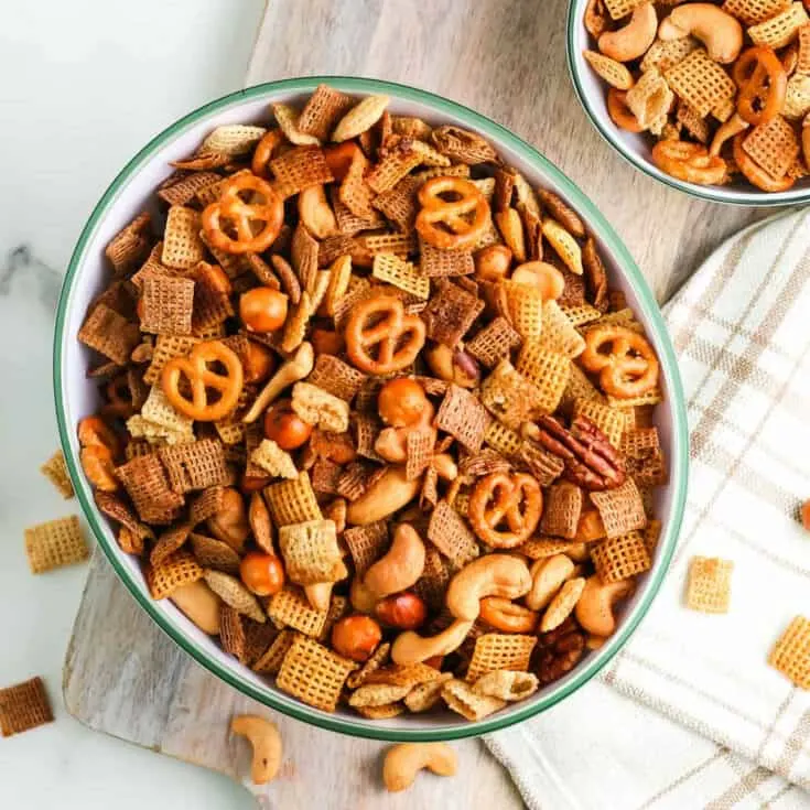 Best Chex Mix (Oven Baked)