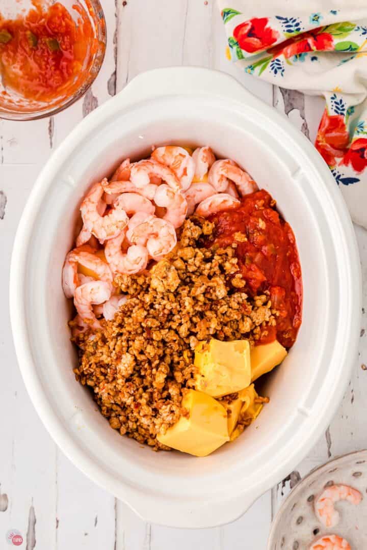 Shrimp Rotel Dip (Crockpot) - Take Two Tapas