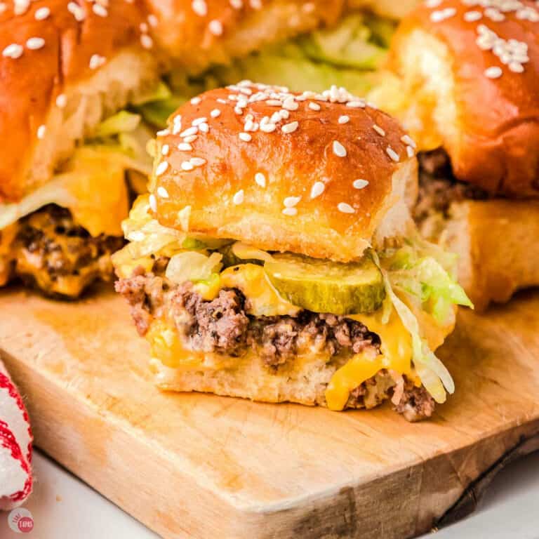 homemade big mac sliders