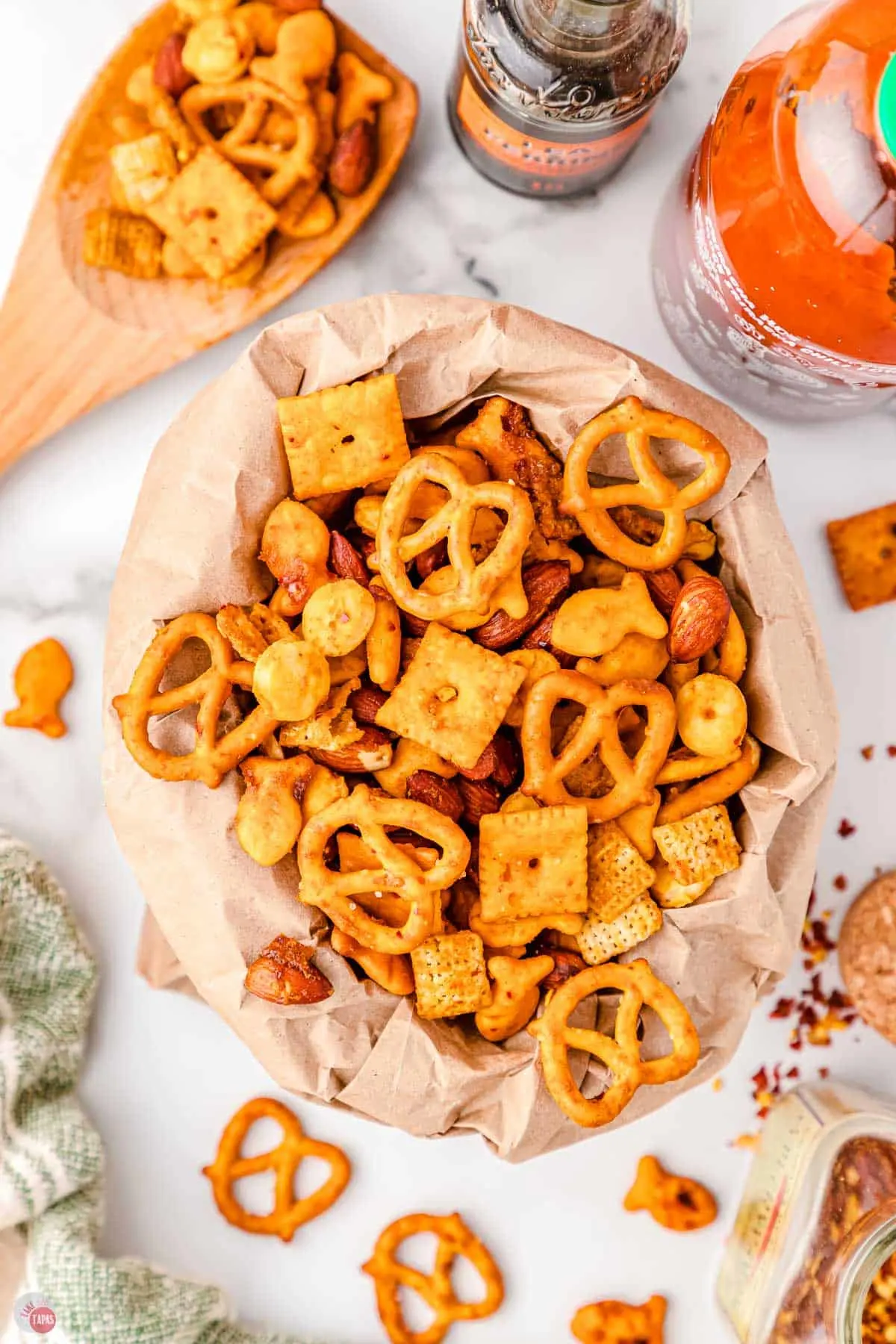 Spicy Snack Mix (Firecracker Chex Mix)