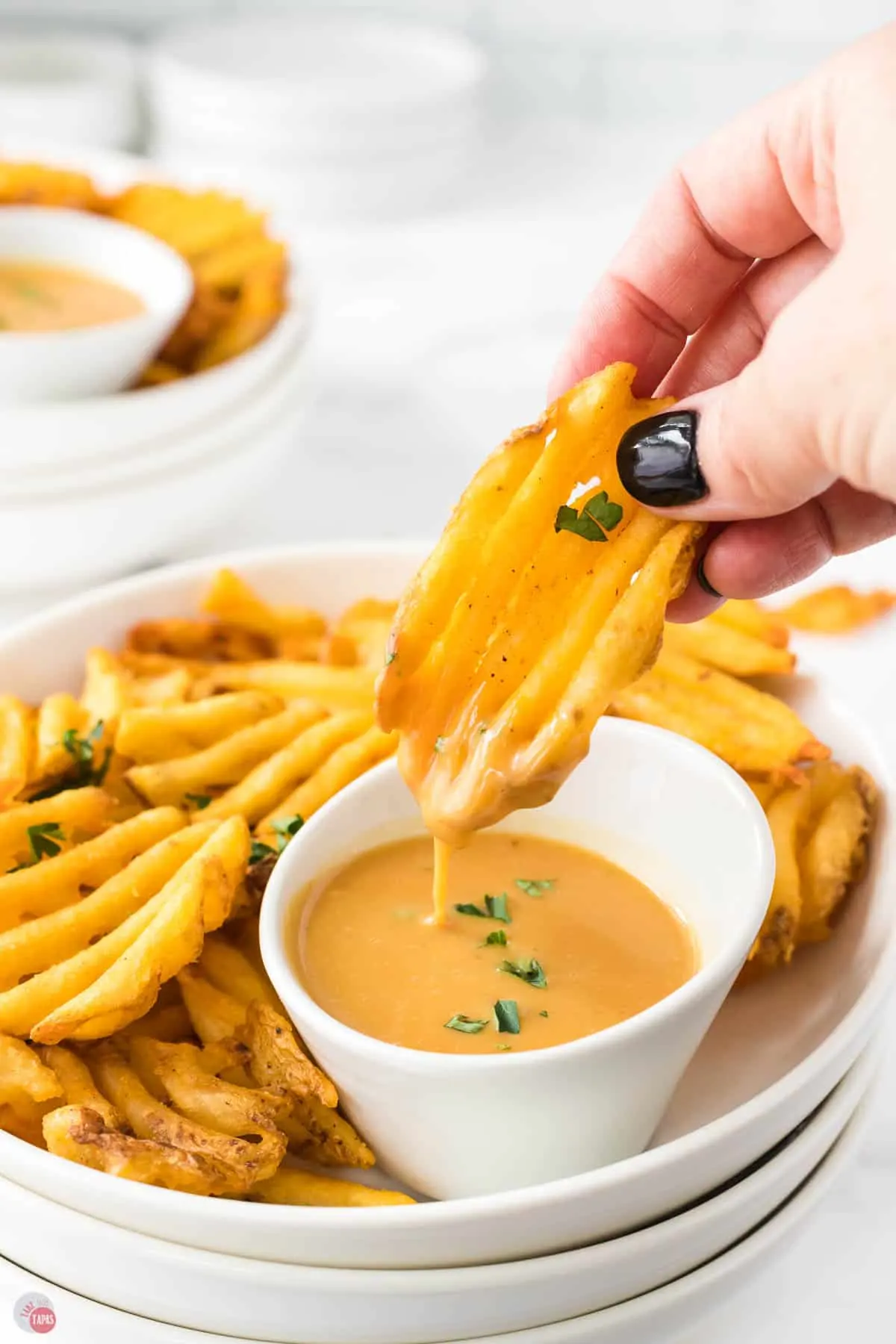 Homemade Waffle Fries - Chick-fil-A Copycat Recipe (Only 3 Ingredients!)