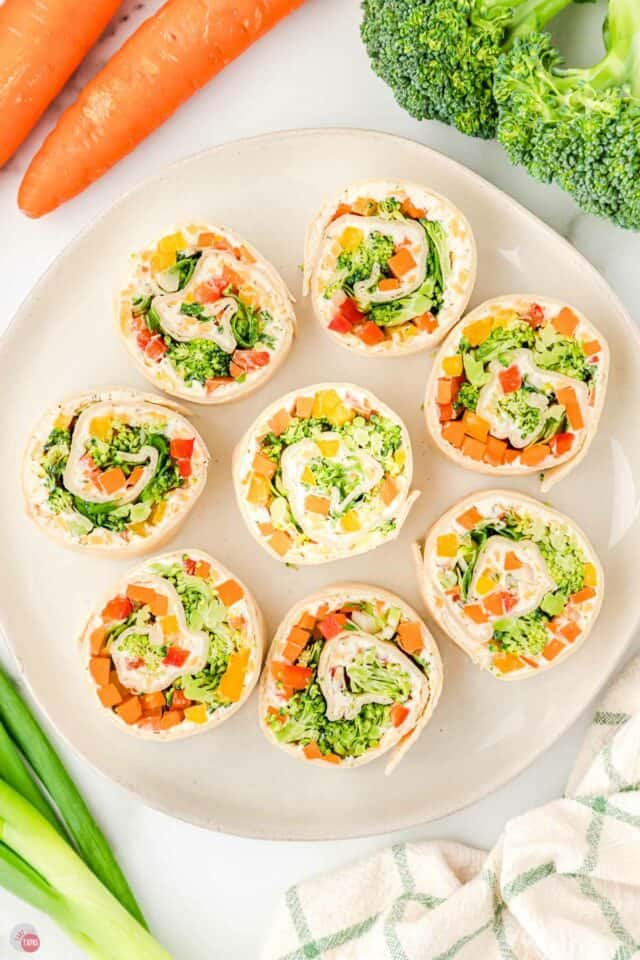 Best Veggie Pinwheels (Easy!)