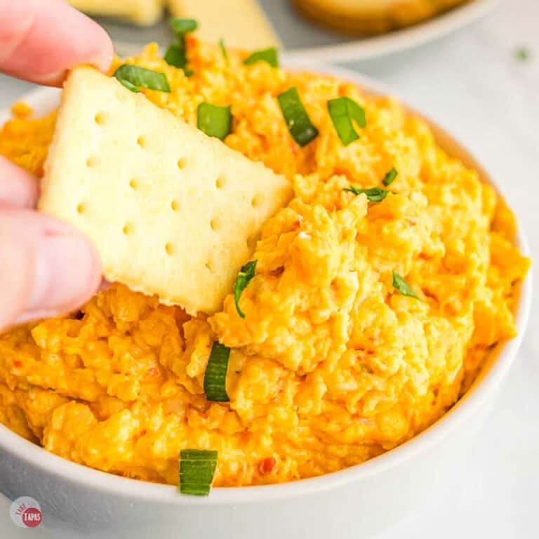 bowl of pimento cheese