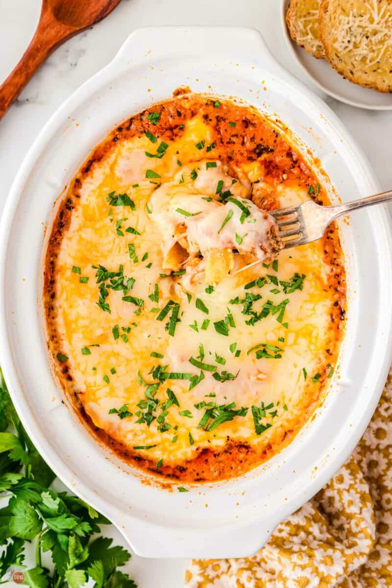 Crockpot Lasagna Dip - Take Two Tapas