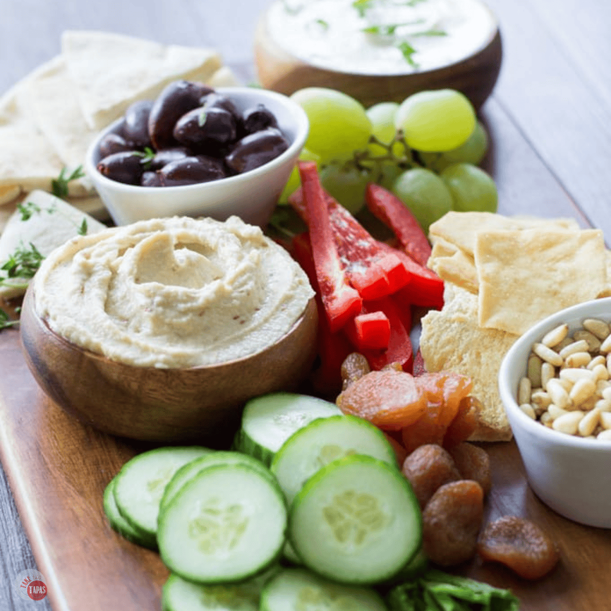 hummus platter