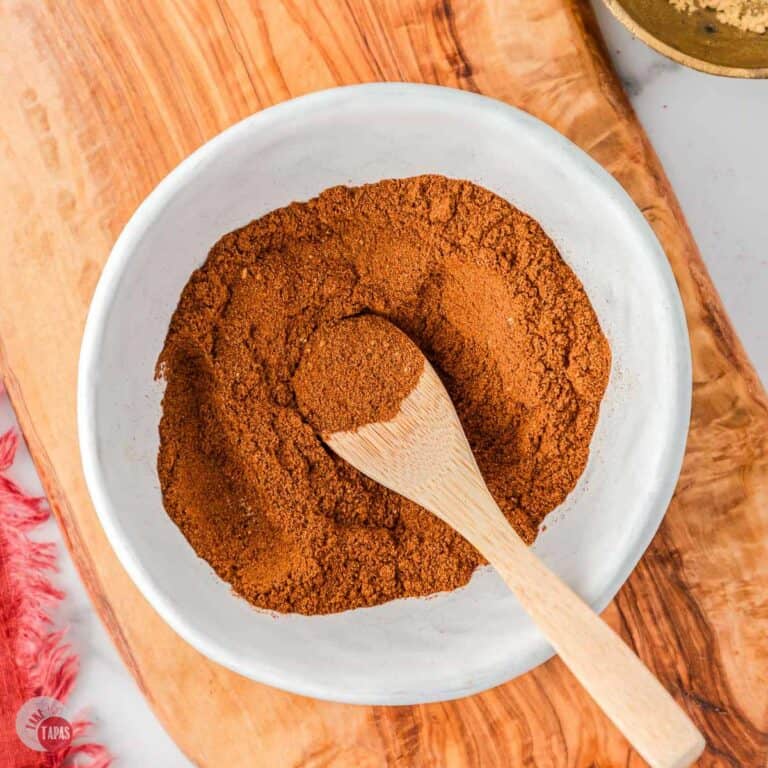 homemade pumpkin pie spice in a white bowl