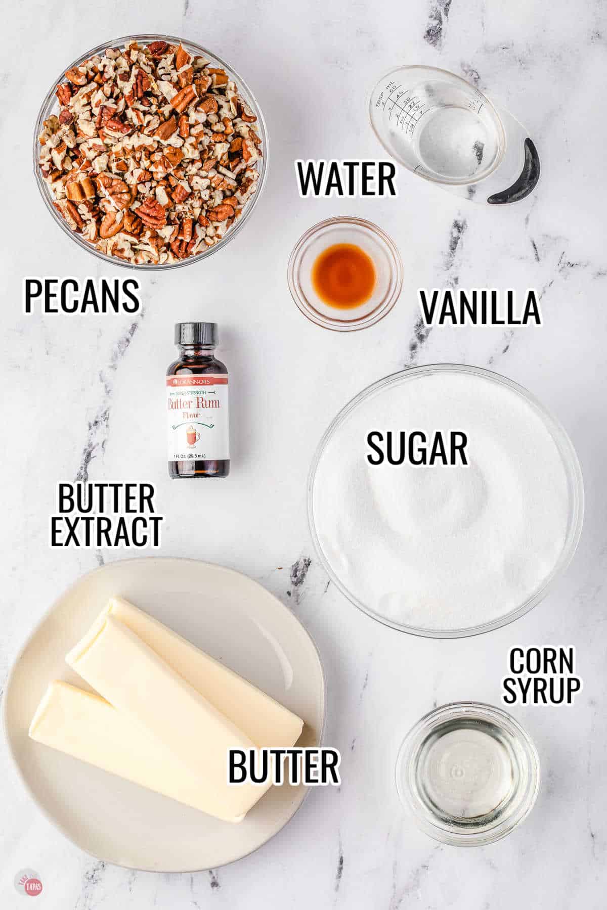 ingredients for toffee