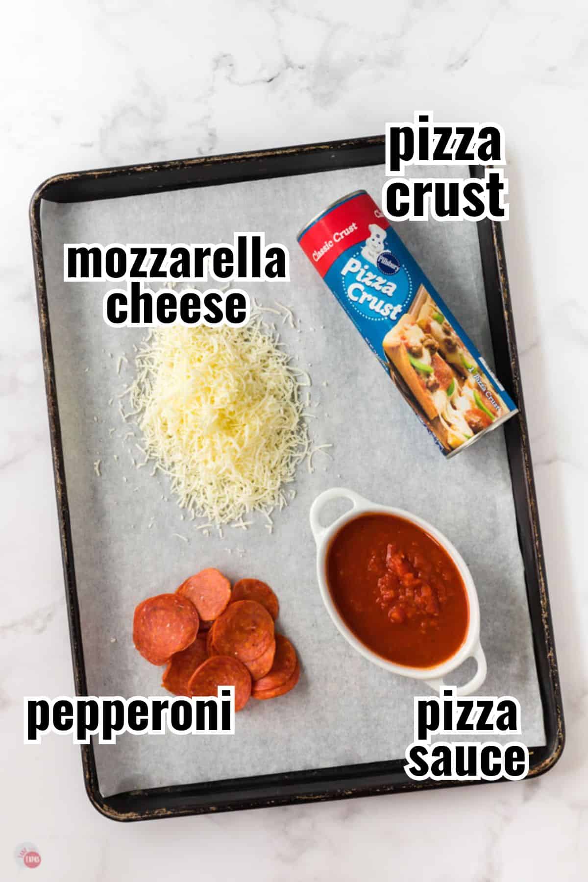 ingredients for pizza roll ups