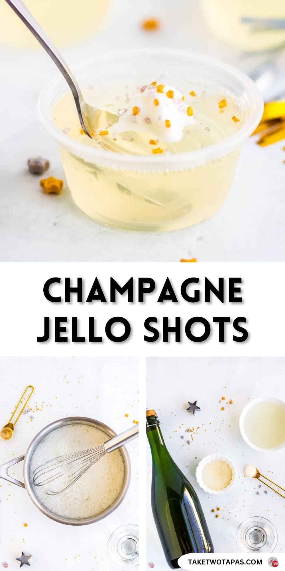 champagne jello shots pinterest pin image