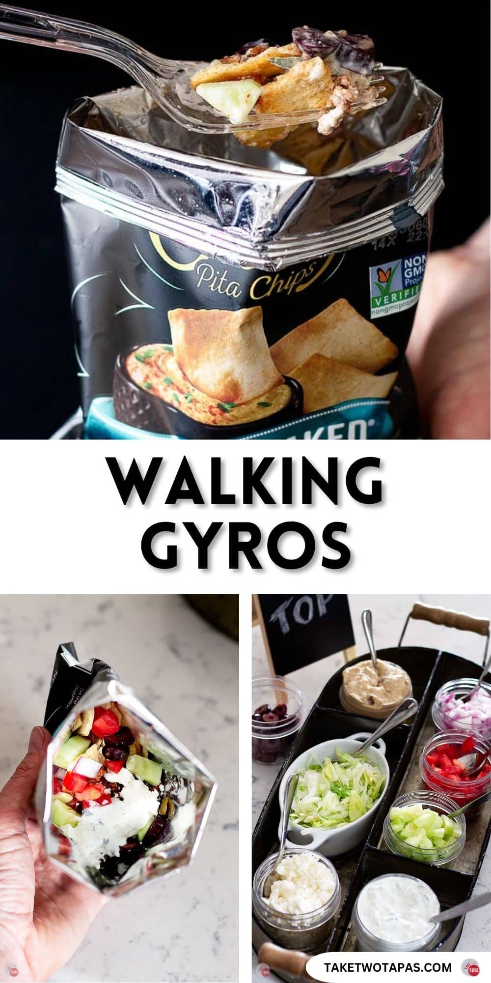 pinterest pin image for walking gyros