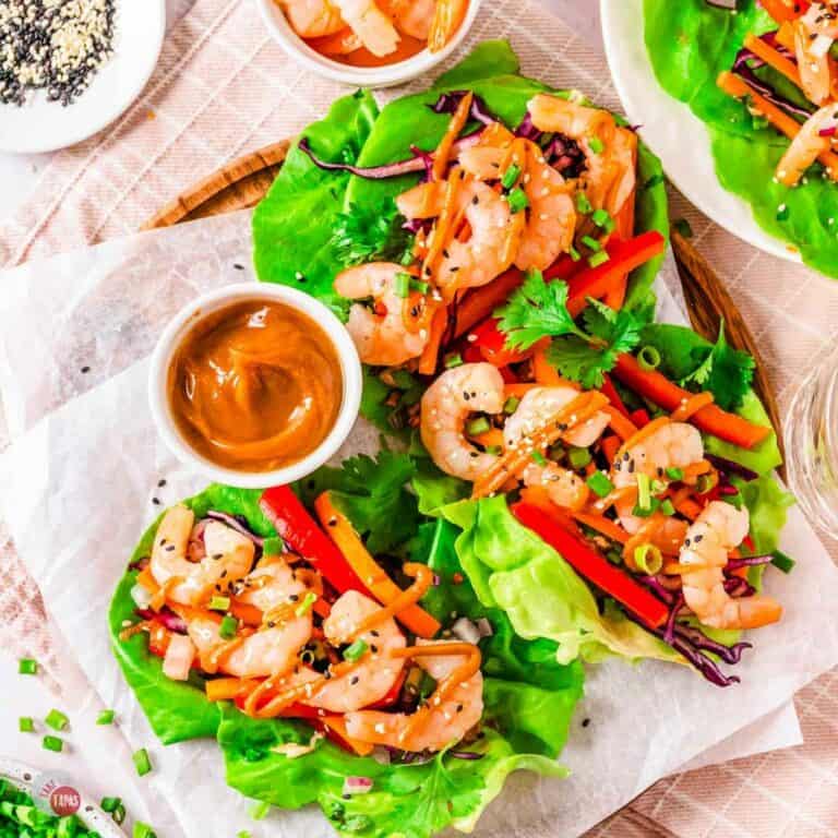 shrimp lettuce wraps featured image