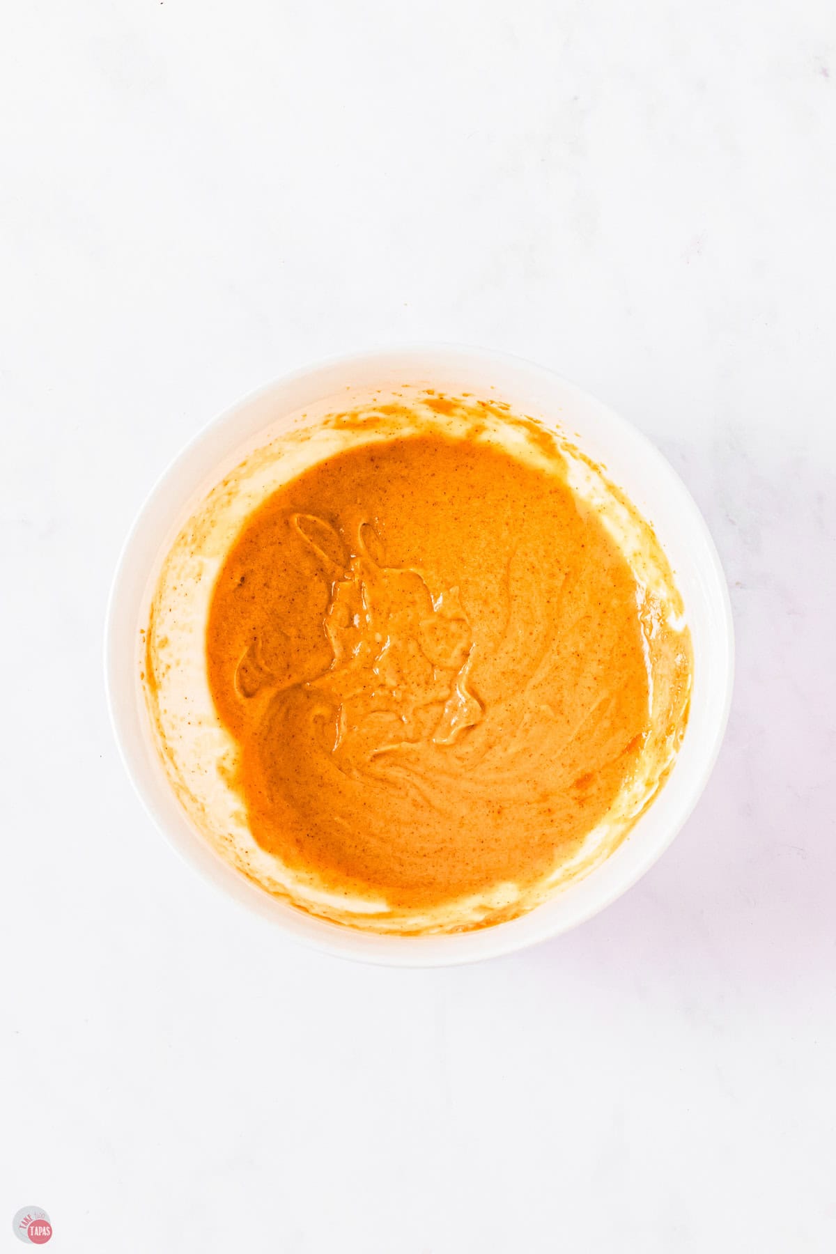 Asian peanut sauce in a bowl