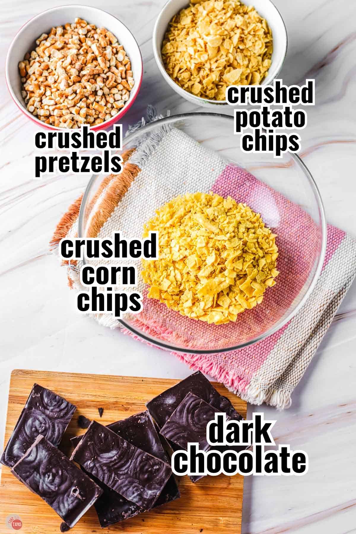 labeled ingredients for trader joe's snack clusters